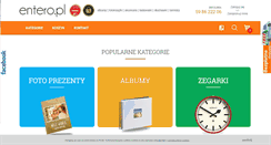 Desktop Screenshot of entero.pl